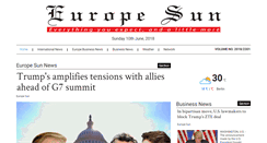 Desktop Screenshot of europesun.com